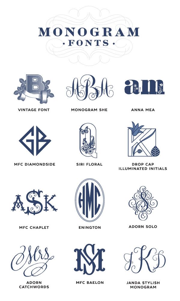Monogram Fonts | Buy 3K+ Professional Fonts for Commercial Use