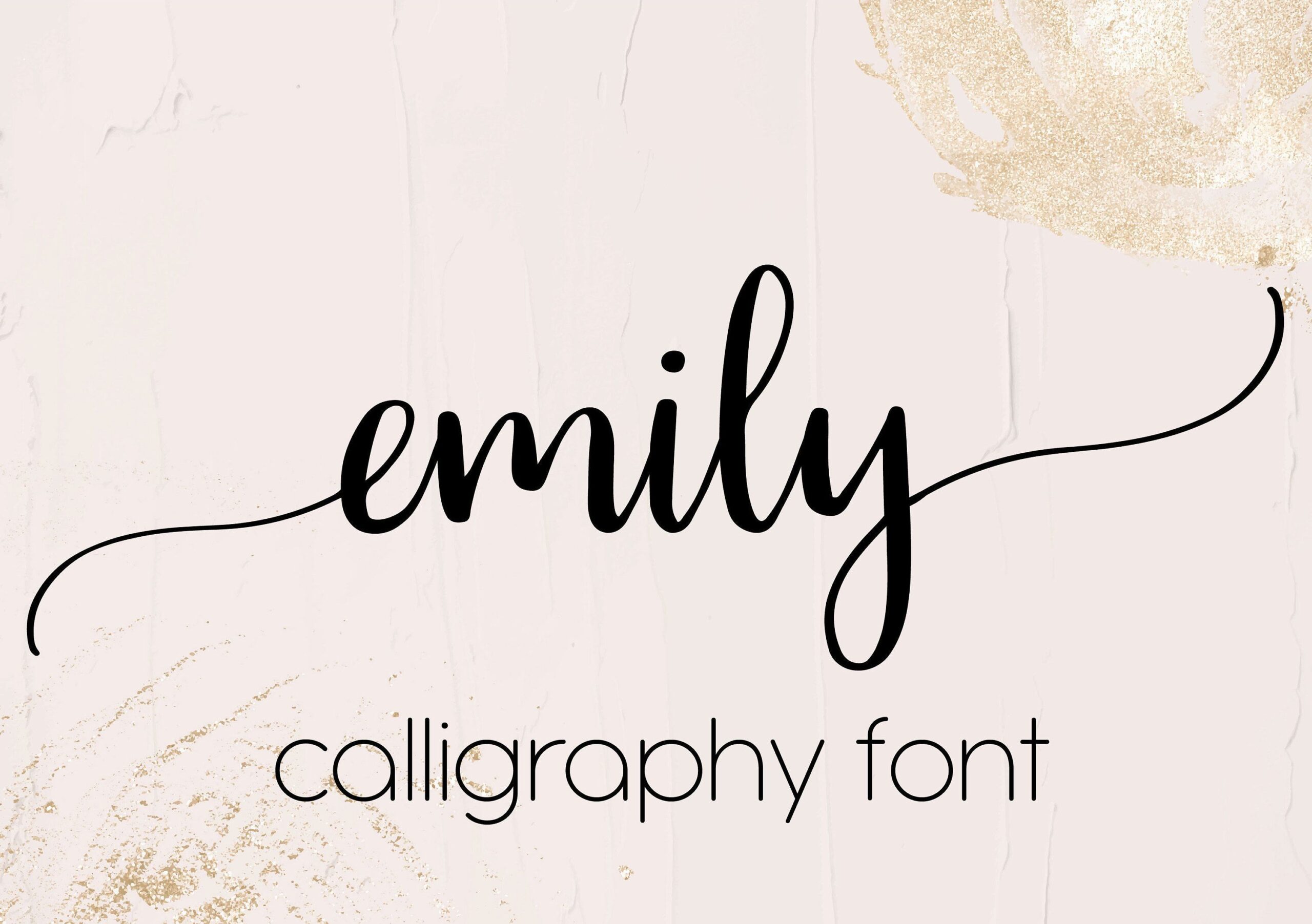 Elegant Cursive Font: Emily Digital Script
