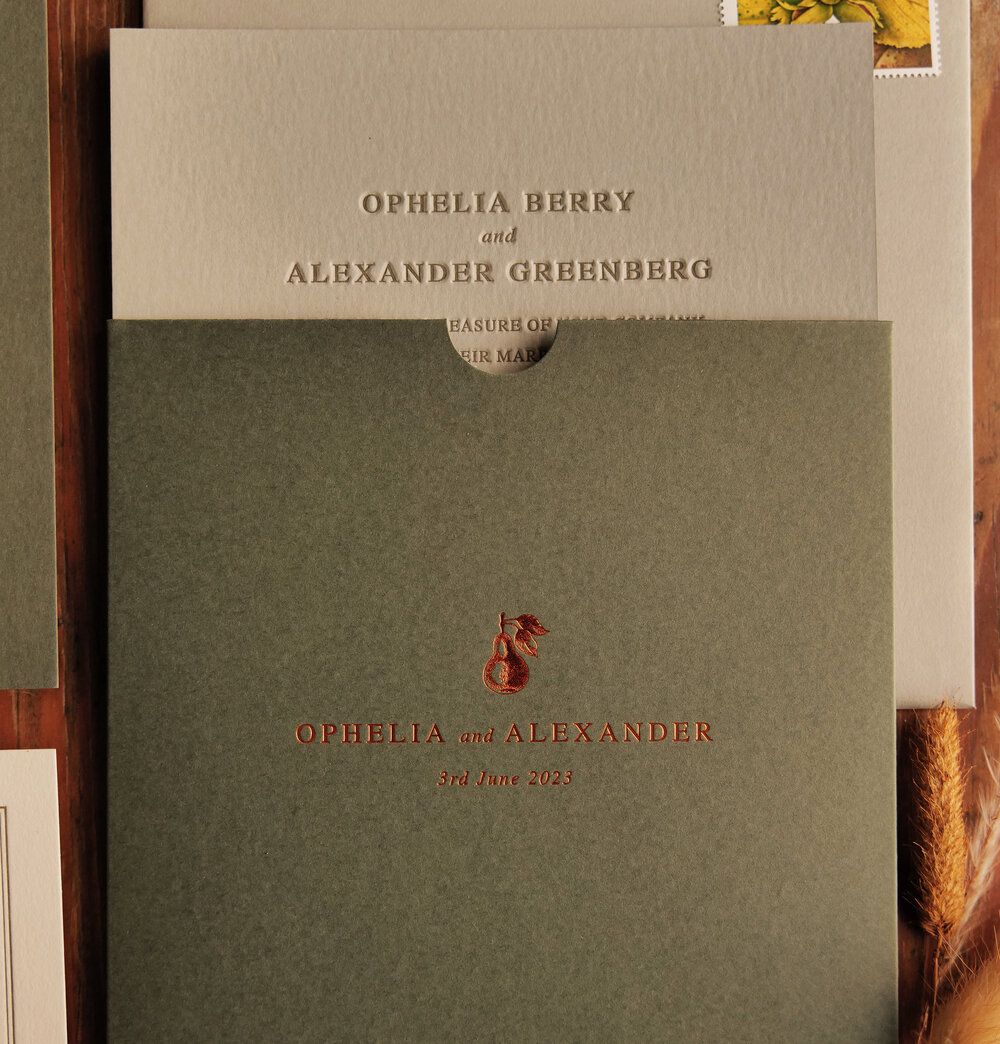 Artcadia | Luxury Bespoke Wedding Invitations & Stationery | Letterpress & Hot Foil Printing