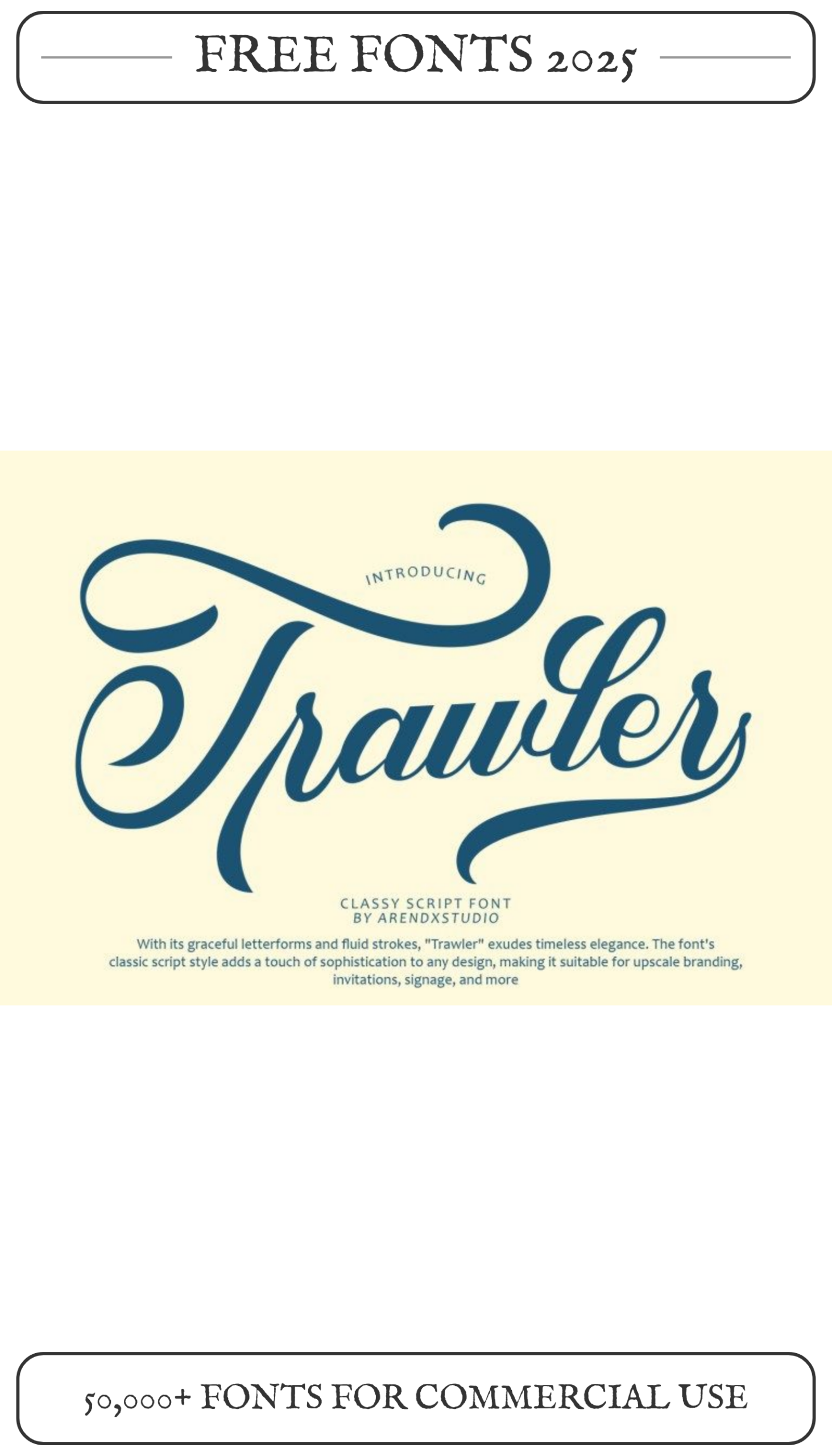 The ideal vintage font to elevate your branding project