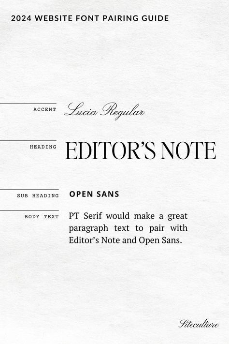 The BEST Fonts for Websites in 2024: Designer-Approved Picks — Siteculture