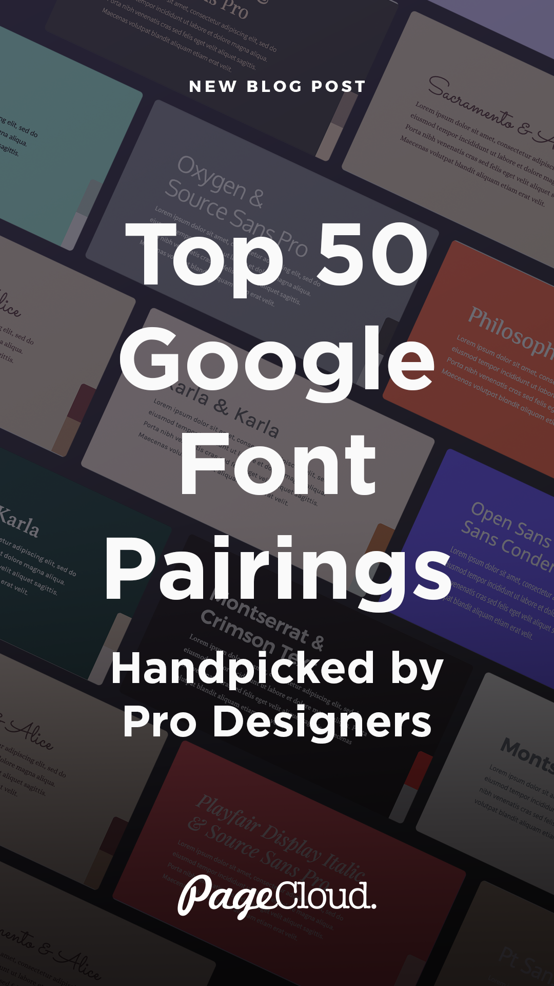 Top 50 Google Font Pairings — Handpicked by Pro Designers