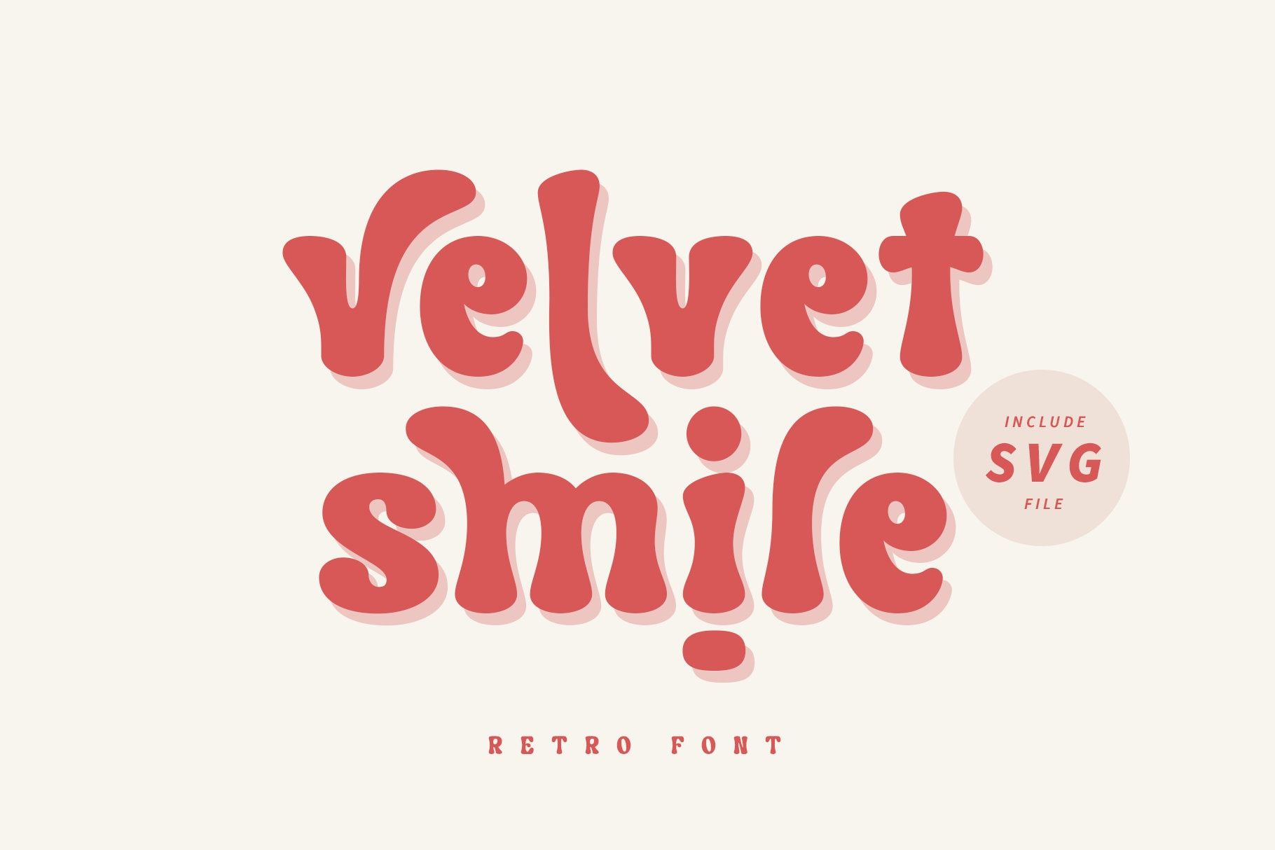 Velvet Smile — Polices rétro, polices Cricut, polices de ferme, polices Canva, polices Procreate, polices Swashes, polices pour Cricut, polices Boho