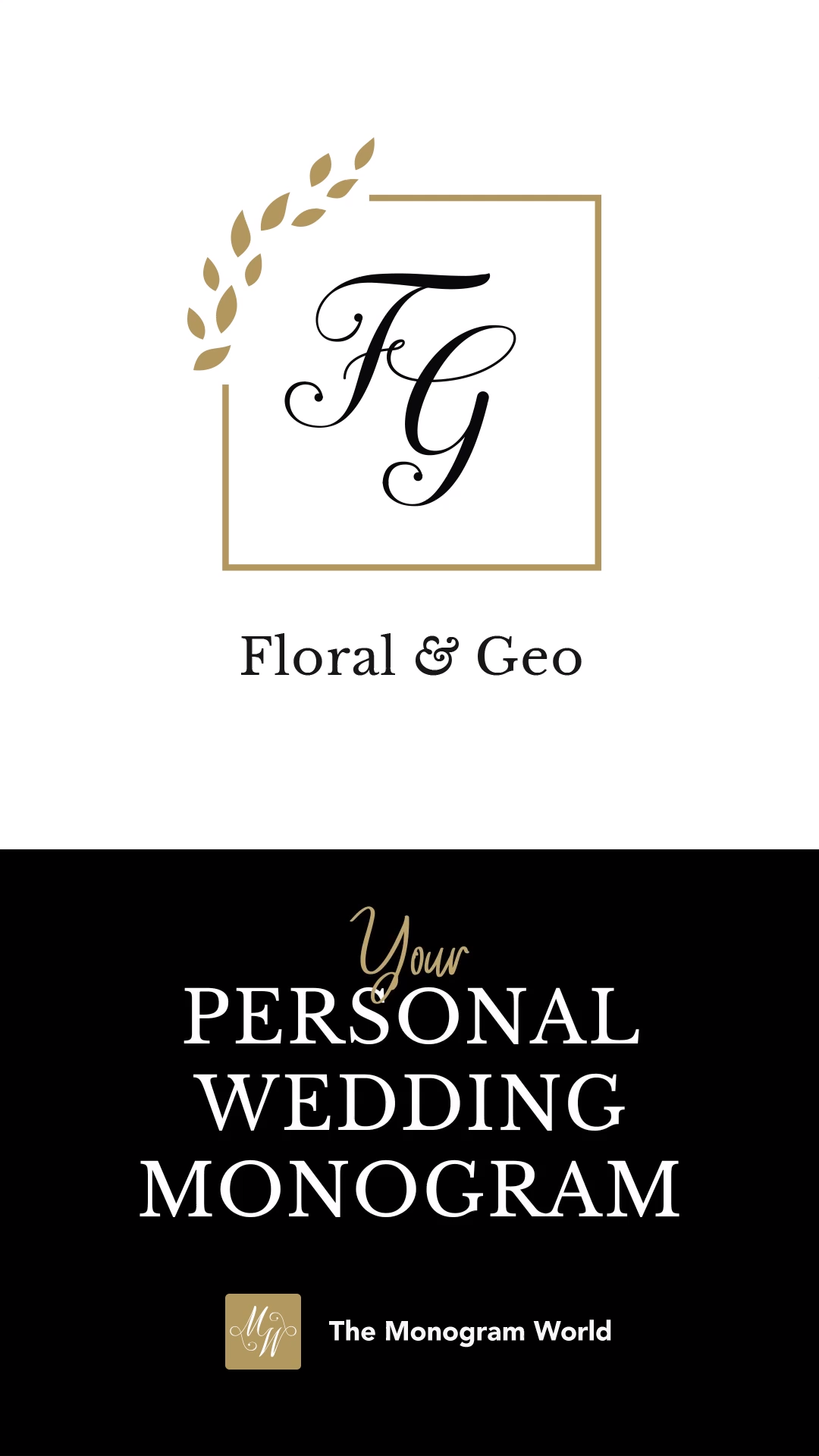 Wedding monograms from AA-ZZ (ready to use digital templates)