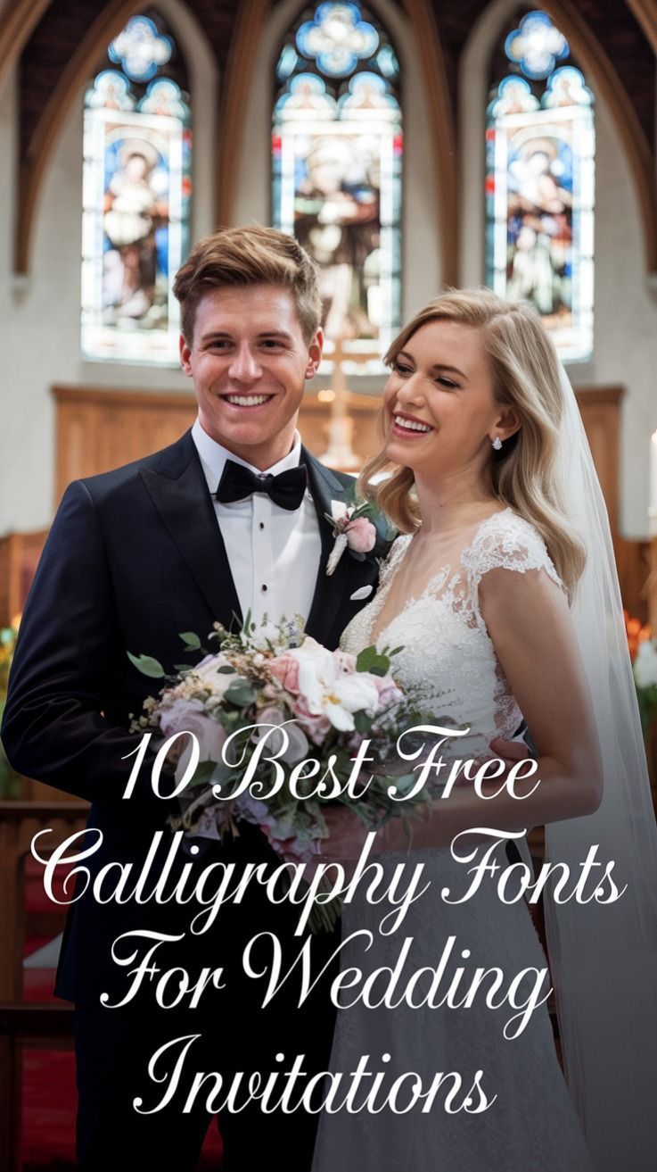 10 Best Free Calligraphy Fonts For Wedding Invitations To Download Now