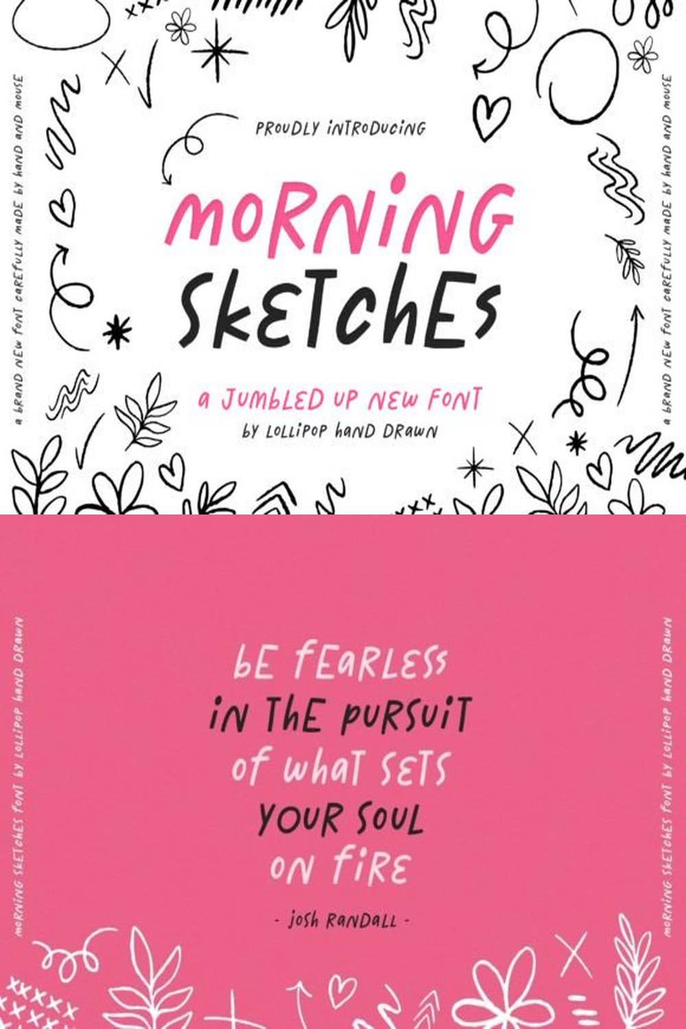Morning Sketches Font: Playful Handwritten Typeface for DIY Projects