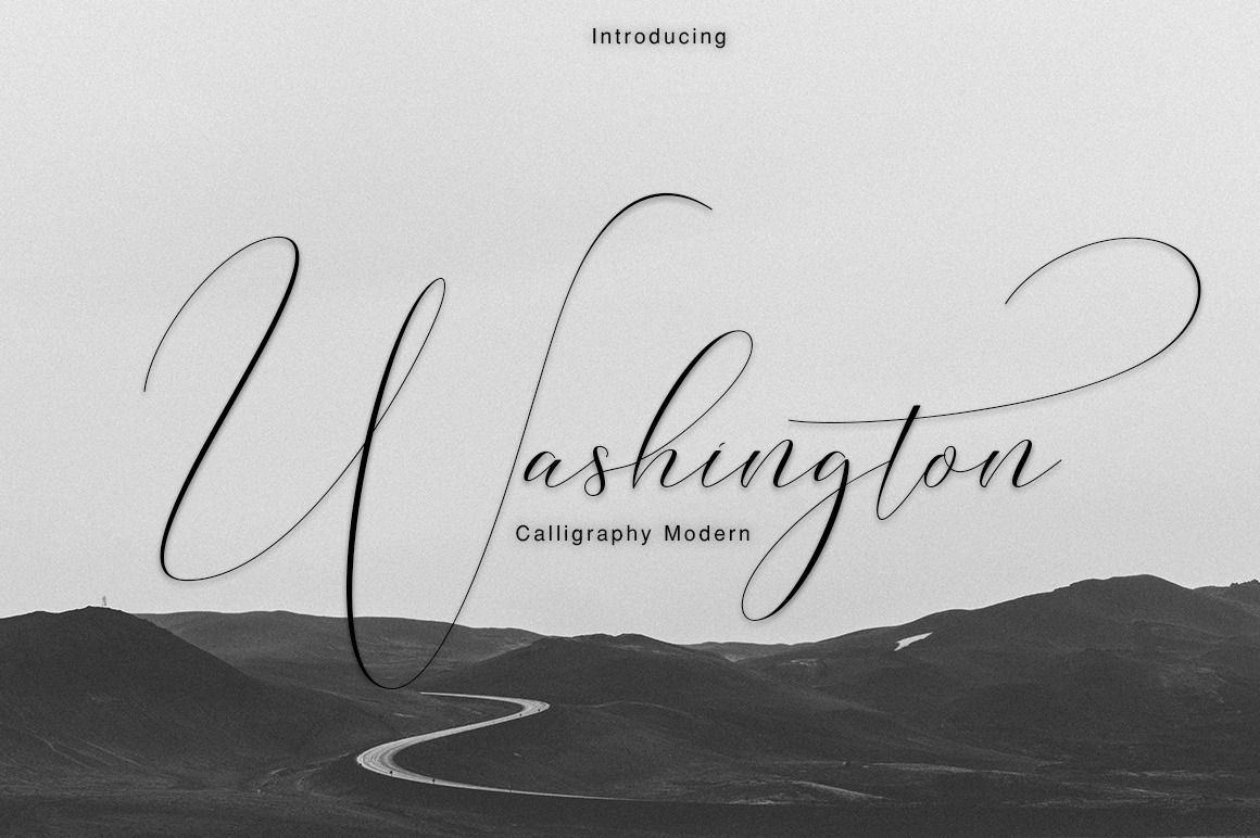 Washington Calligraphy Modern | Teweka