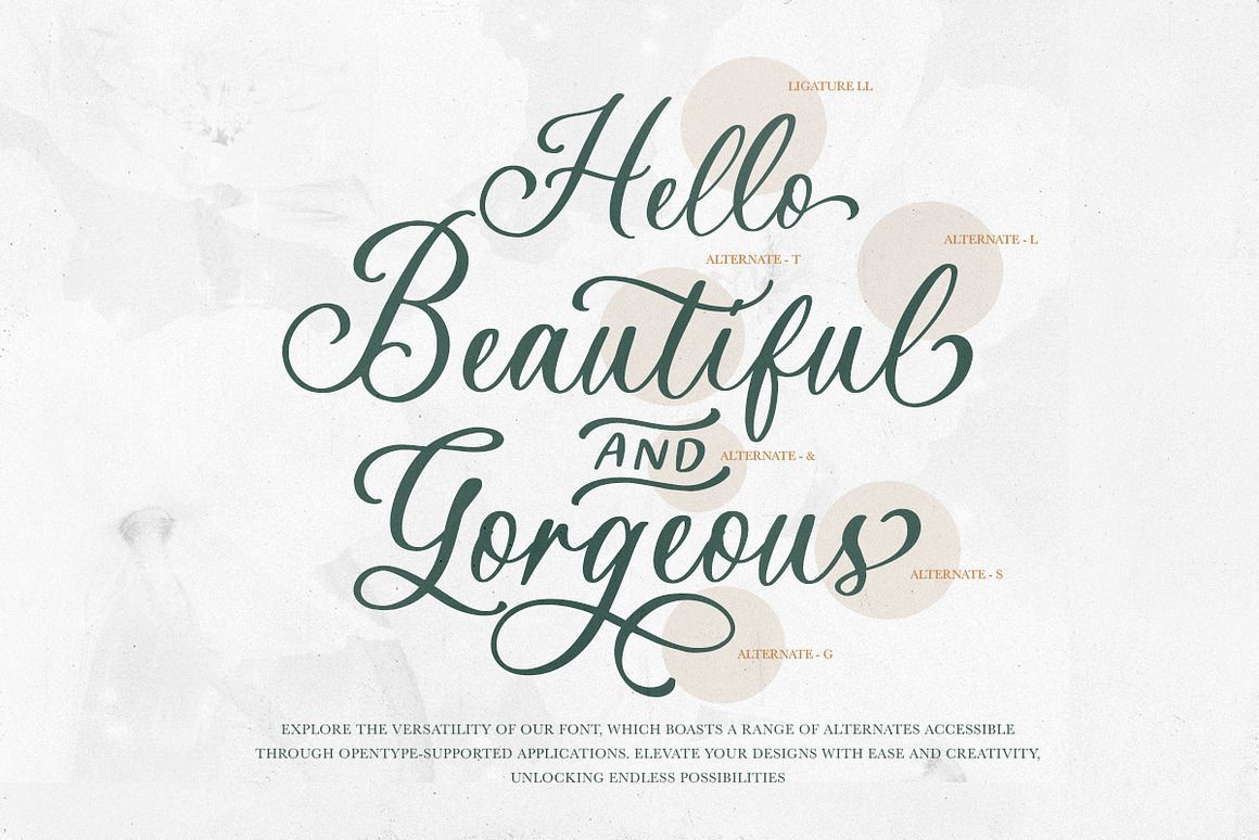 Rustic Wedding — Organic Script, a Script Font by Sarid Ezra