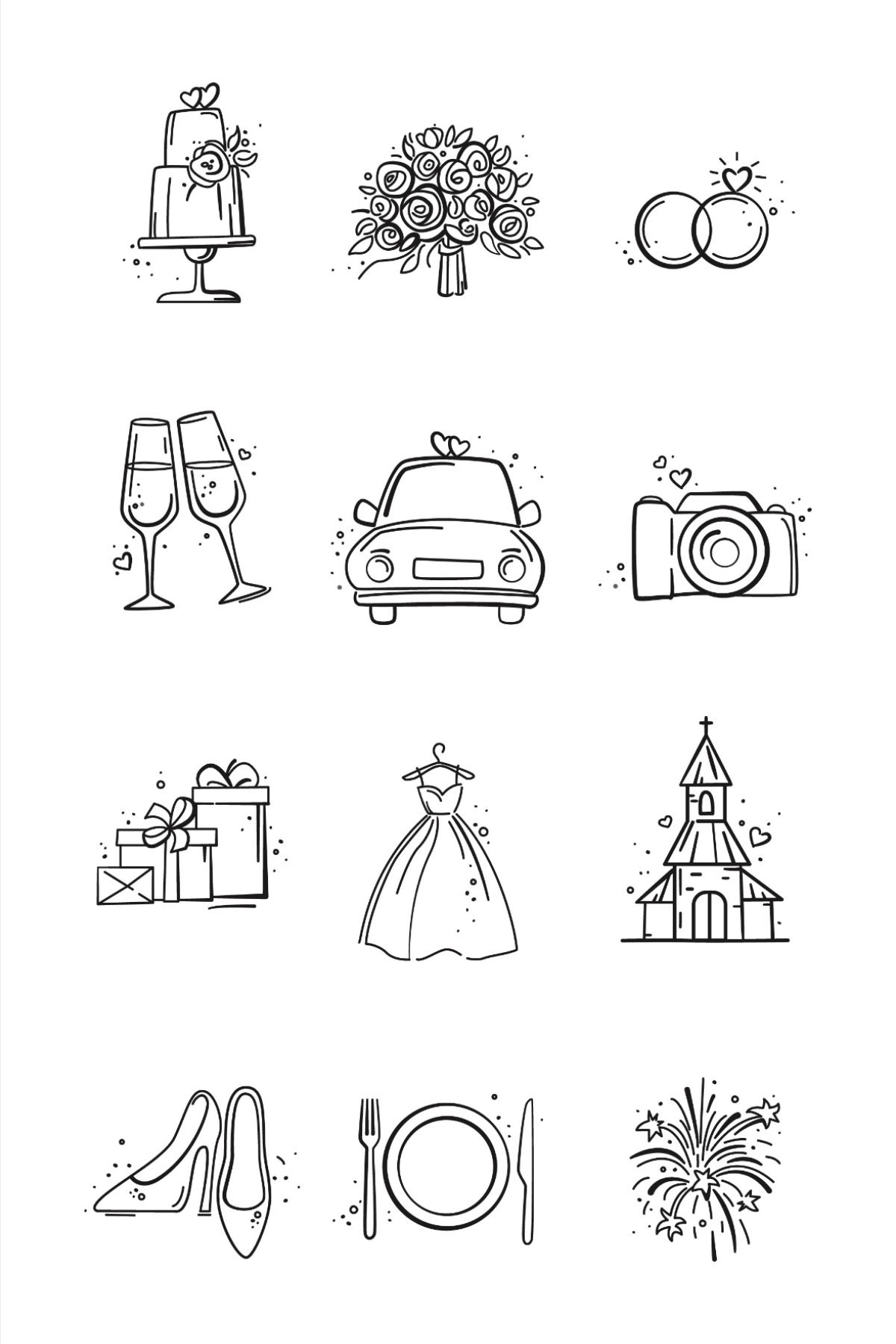 Wedding elements collection