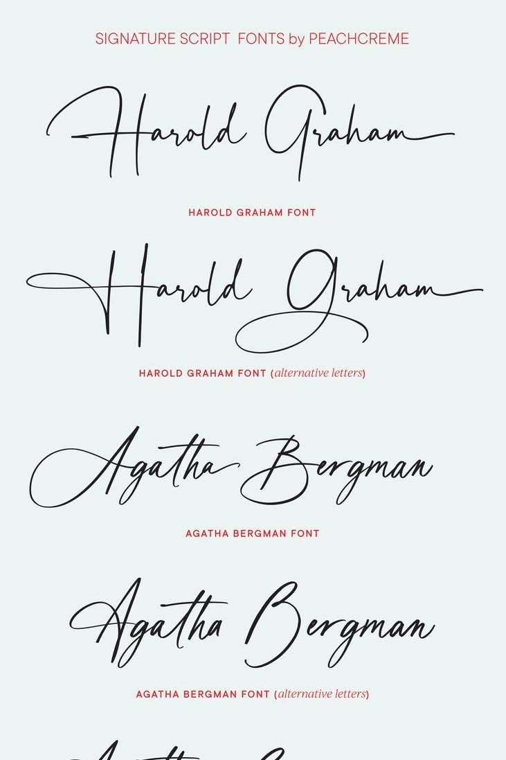 Free Elegant Calligraphy Fonts for Invitations