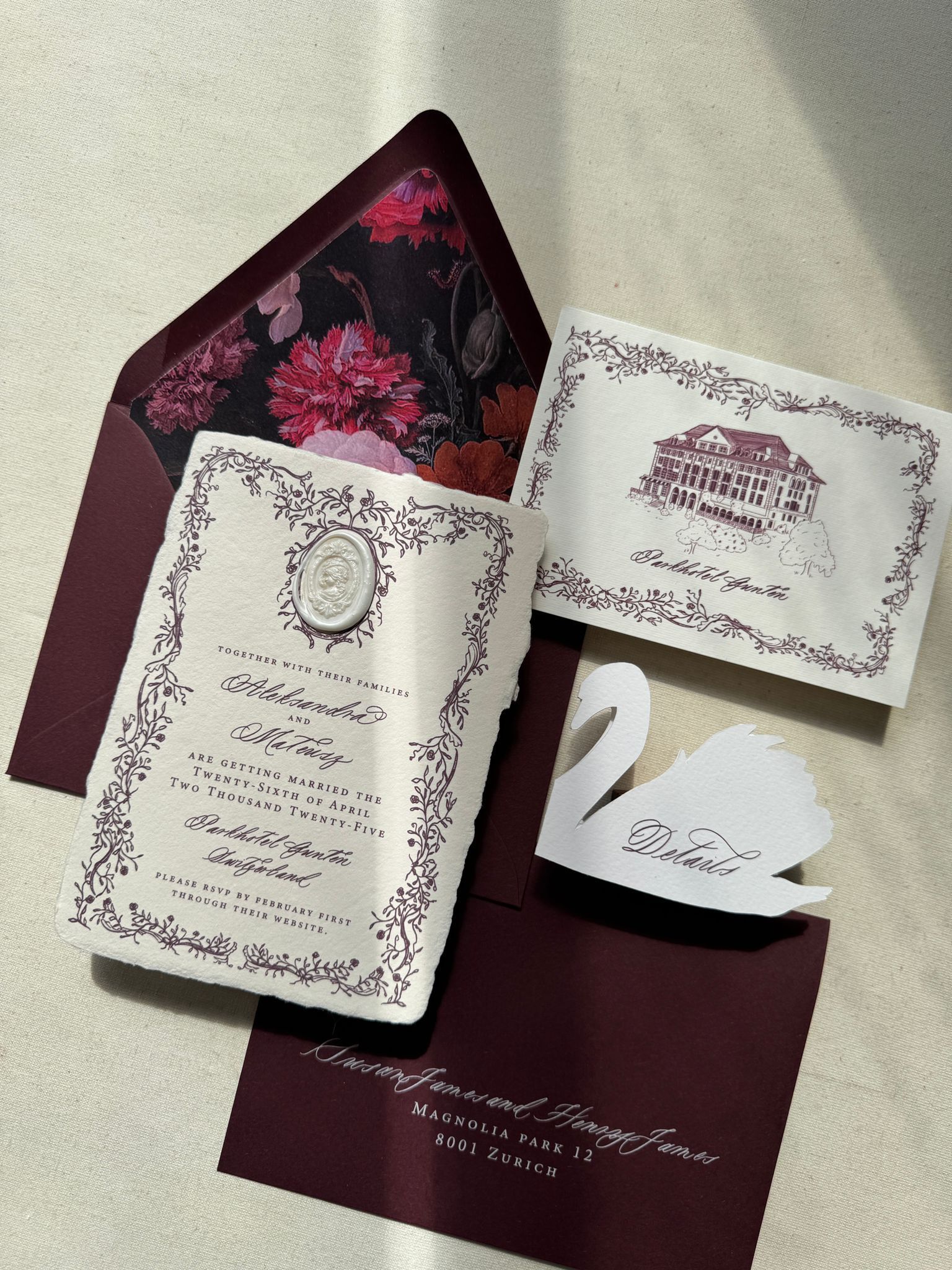 Hochzeitspapeterie & Kalligrafie von Geistreich | Schweiz