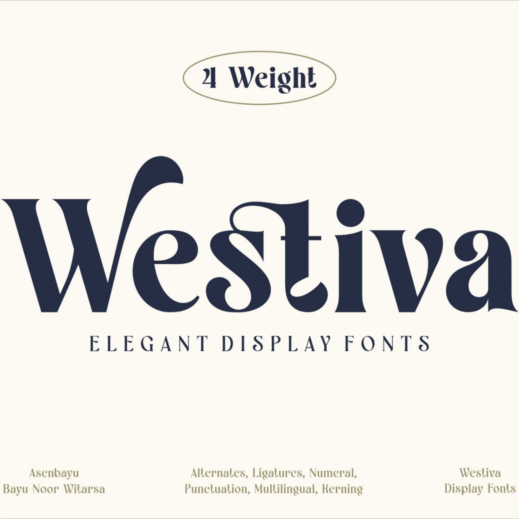 Westiva Fonts Family