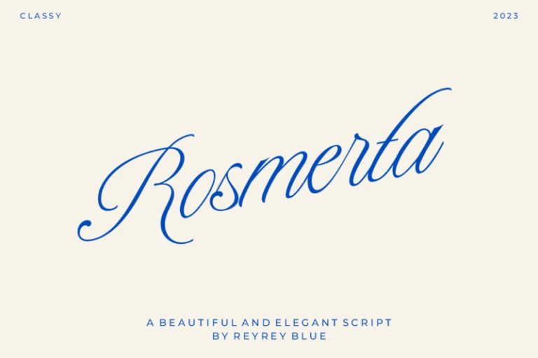 Rosmerta Font — FreeFontDL