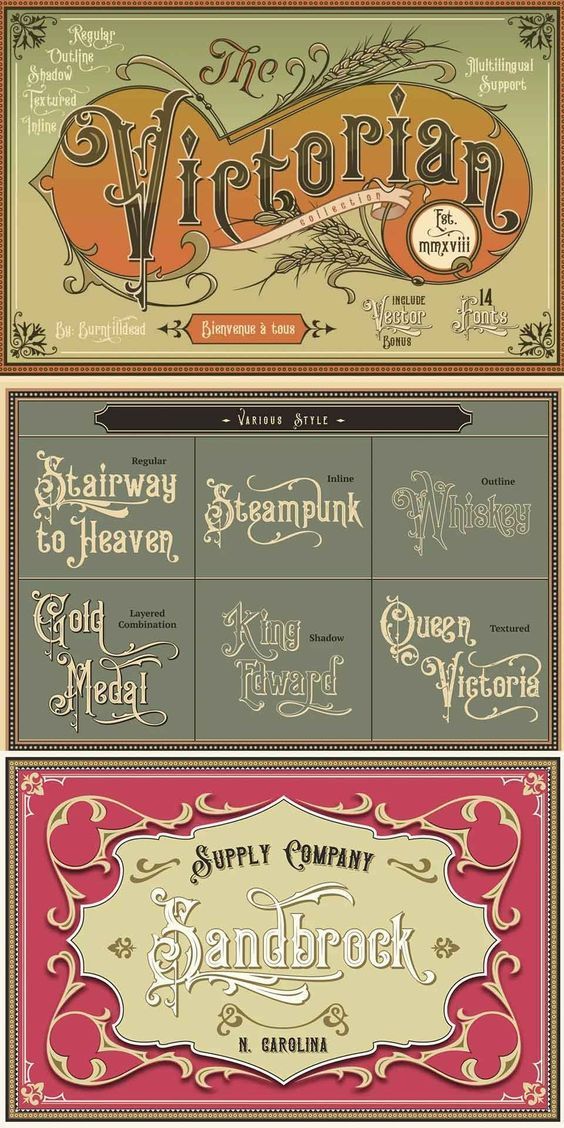 Vintage Fonts For Logo : Fresh Retro Font Style