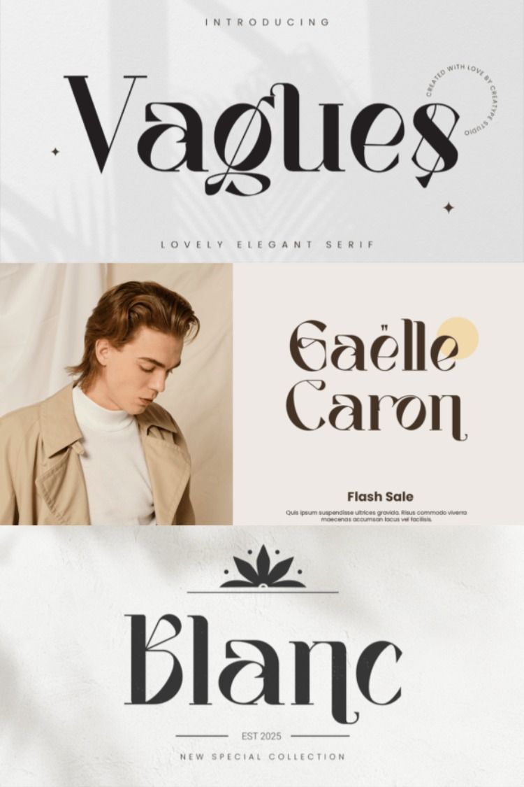 Vagues Elegant Font