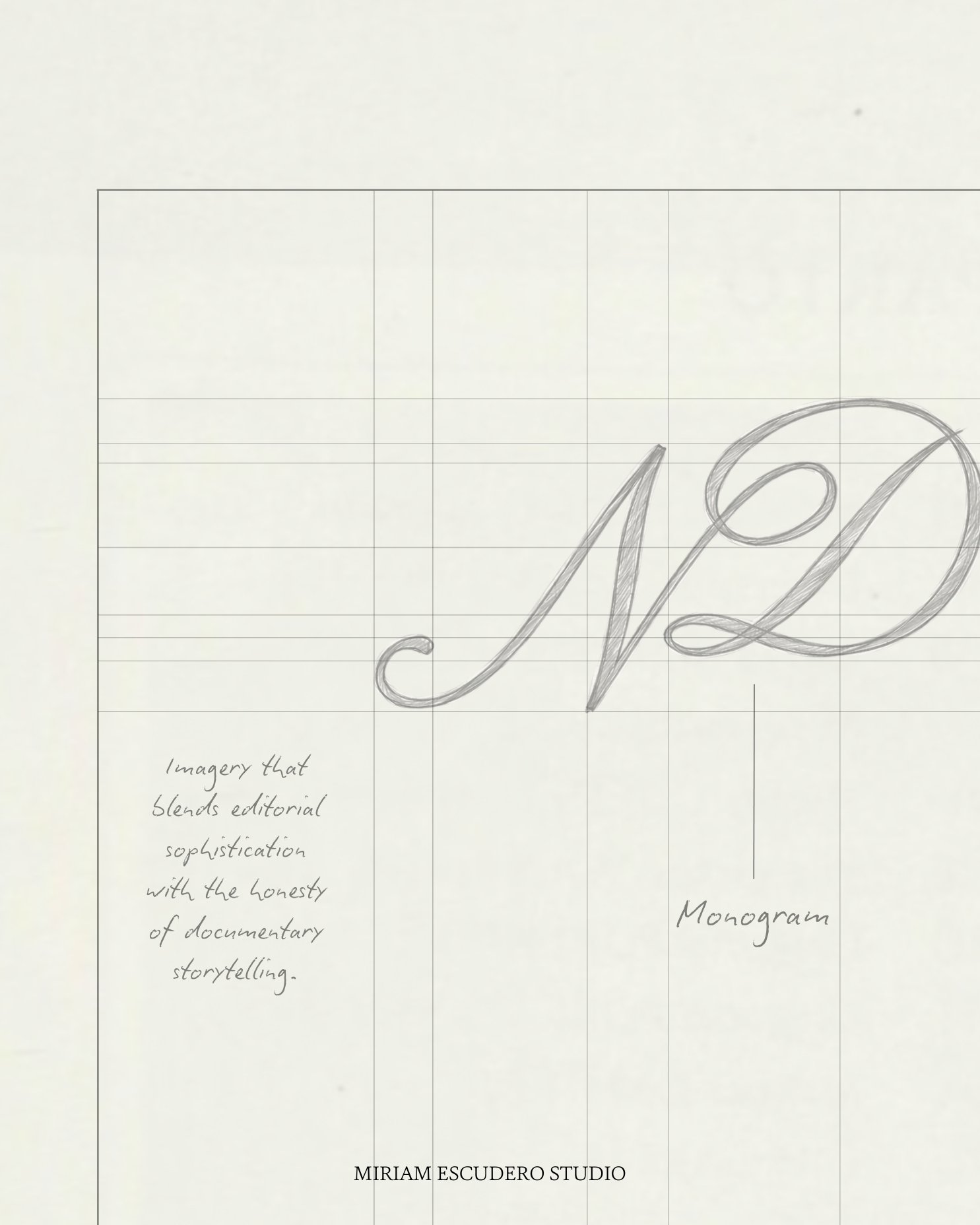 Luxury and minimalistic logo Design for a fashion branding | Miriam Escudero Studio