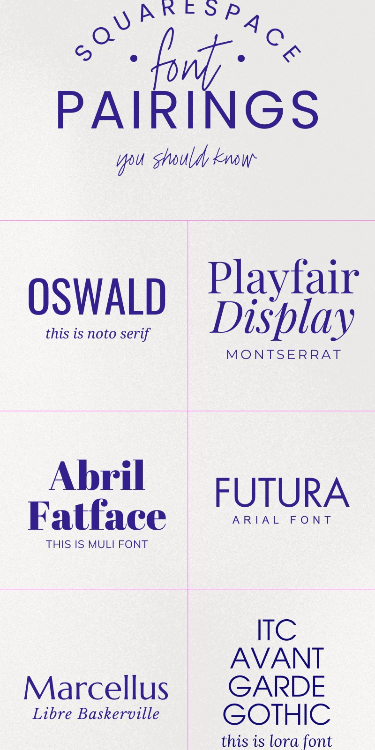 Squarespace Font Magic: 16+ Pairings to Brighten Up Your Site