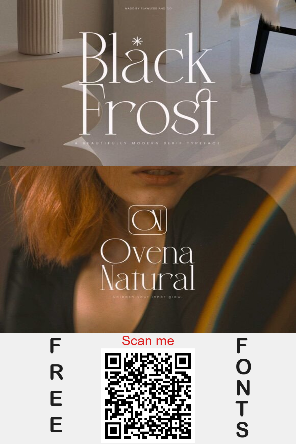 Black Frost Font: Elegant Serif Typography for Luxury Branding