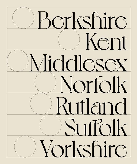 Typography Layout Inspiration for Modern Sans Serif Design🤗