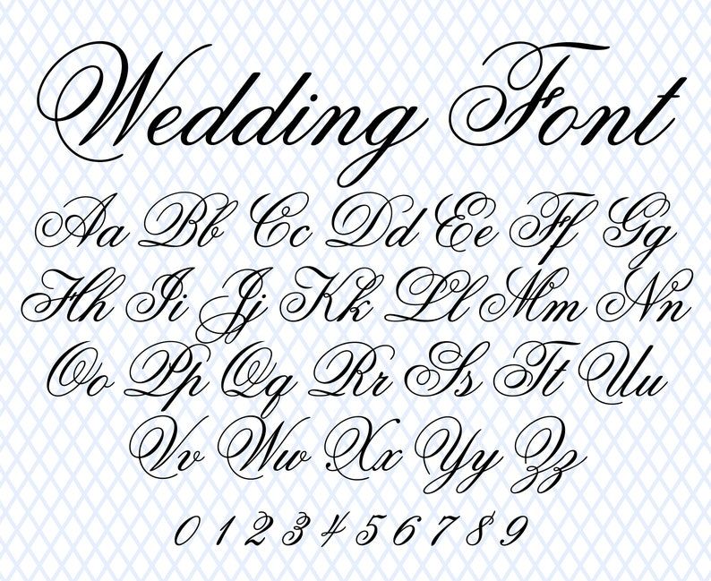 Wedding Font Invite Font Wedding Calligraphy Font Wedding Cursive Font Wedding Script Font Bride Font Cursive Font Best Day Digital Font — Etsy