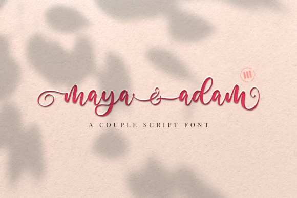 Maya and Adam Font by colllabstudio · Creative Fabrica 🖤