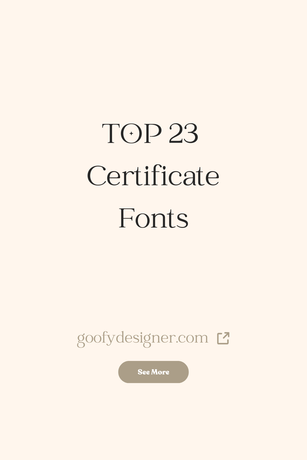 23 Fonts for Certificates
