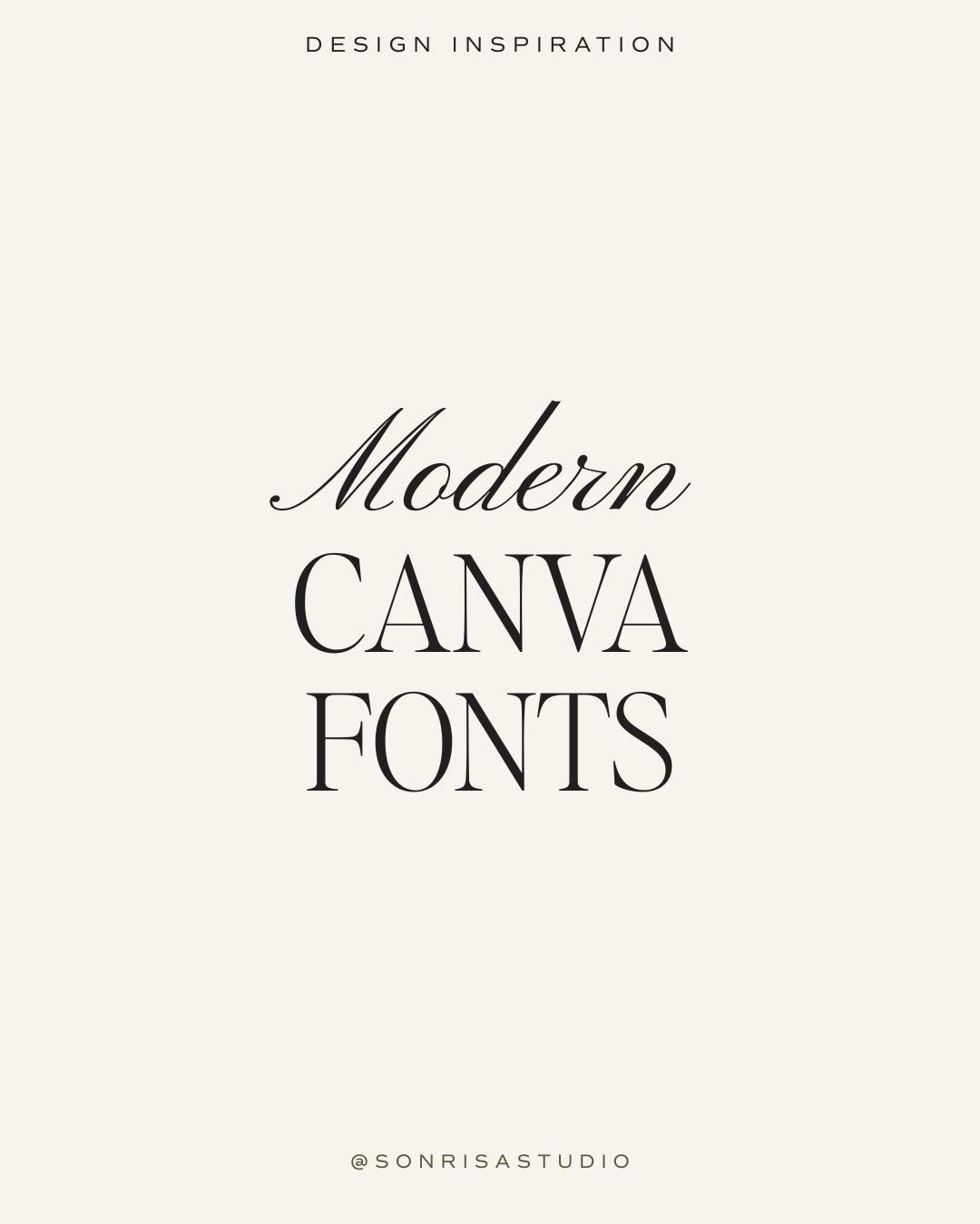 Best Fonts for a Luxury Brand — sonrisastudio.com