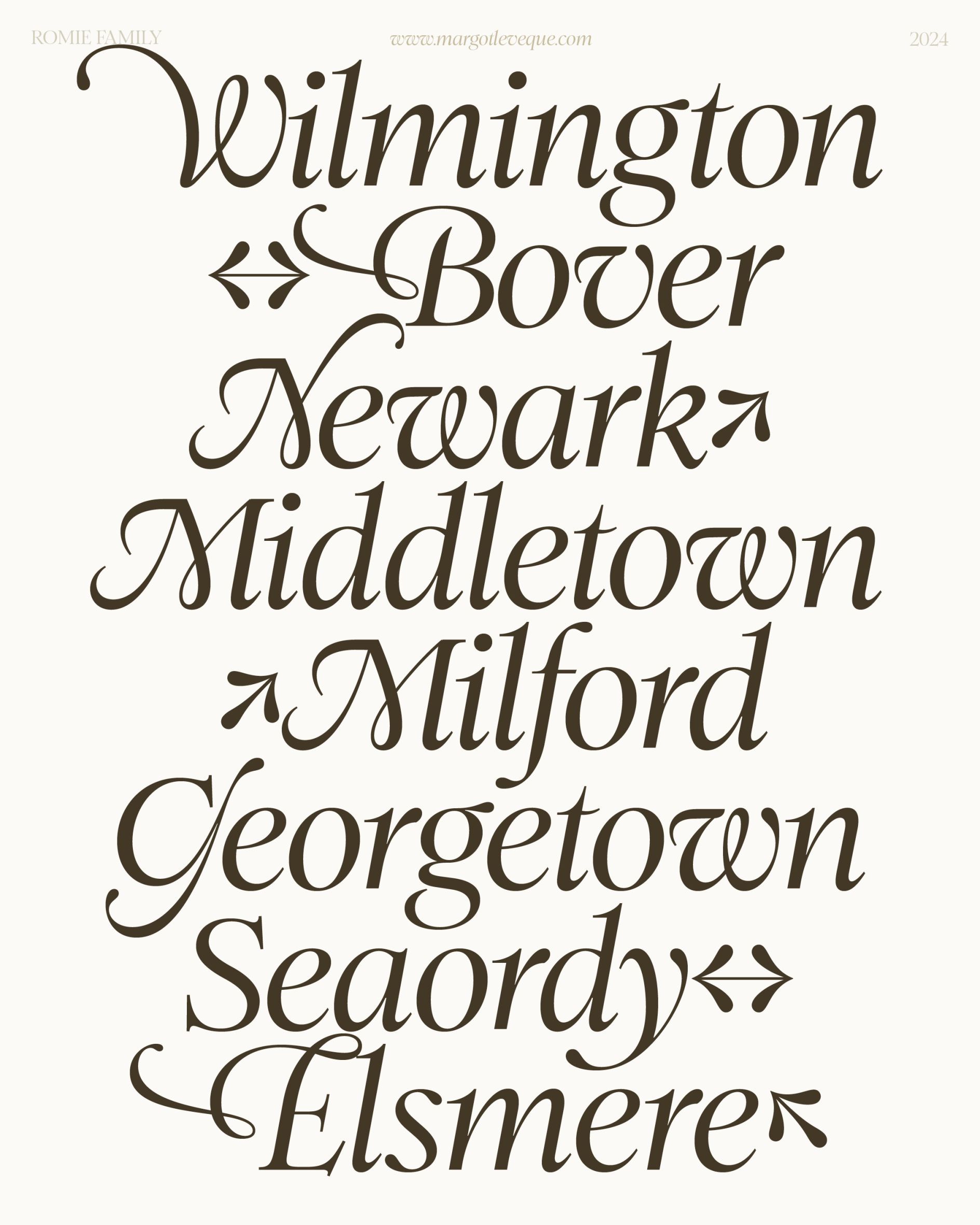 50 fonts that will be popular with designers in 2025