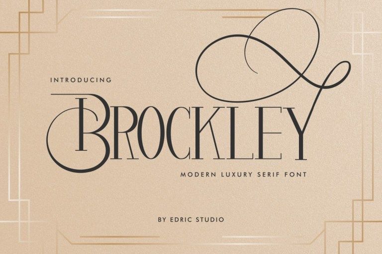 Brockley Font Free Download