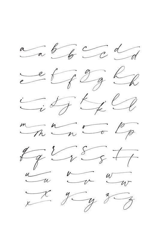 Alfabet Kaligraficzny