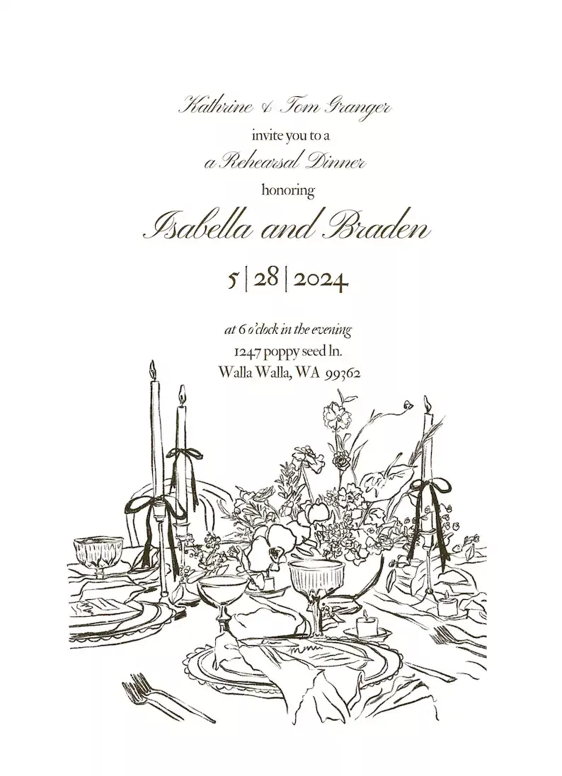 Mountain Winter Wedding Invitation Suite — BUNDLE | Canva Template | Digital Download