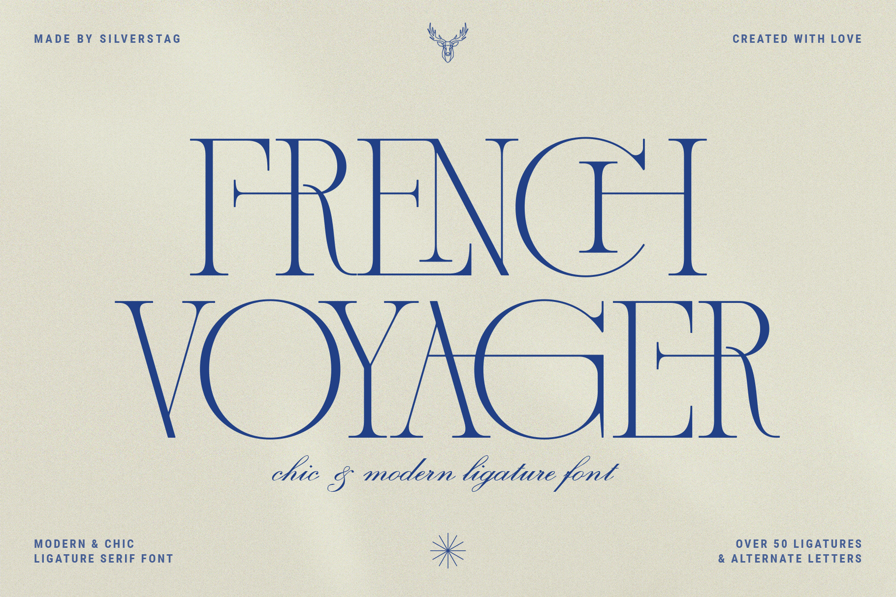 French Voyager — Chic Ligature Serif — SilverStag Type Foundry