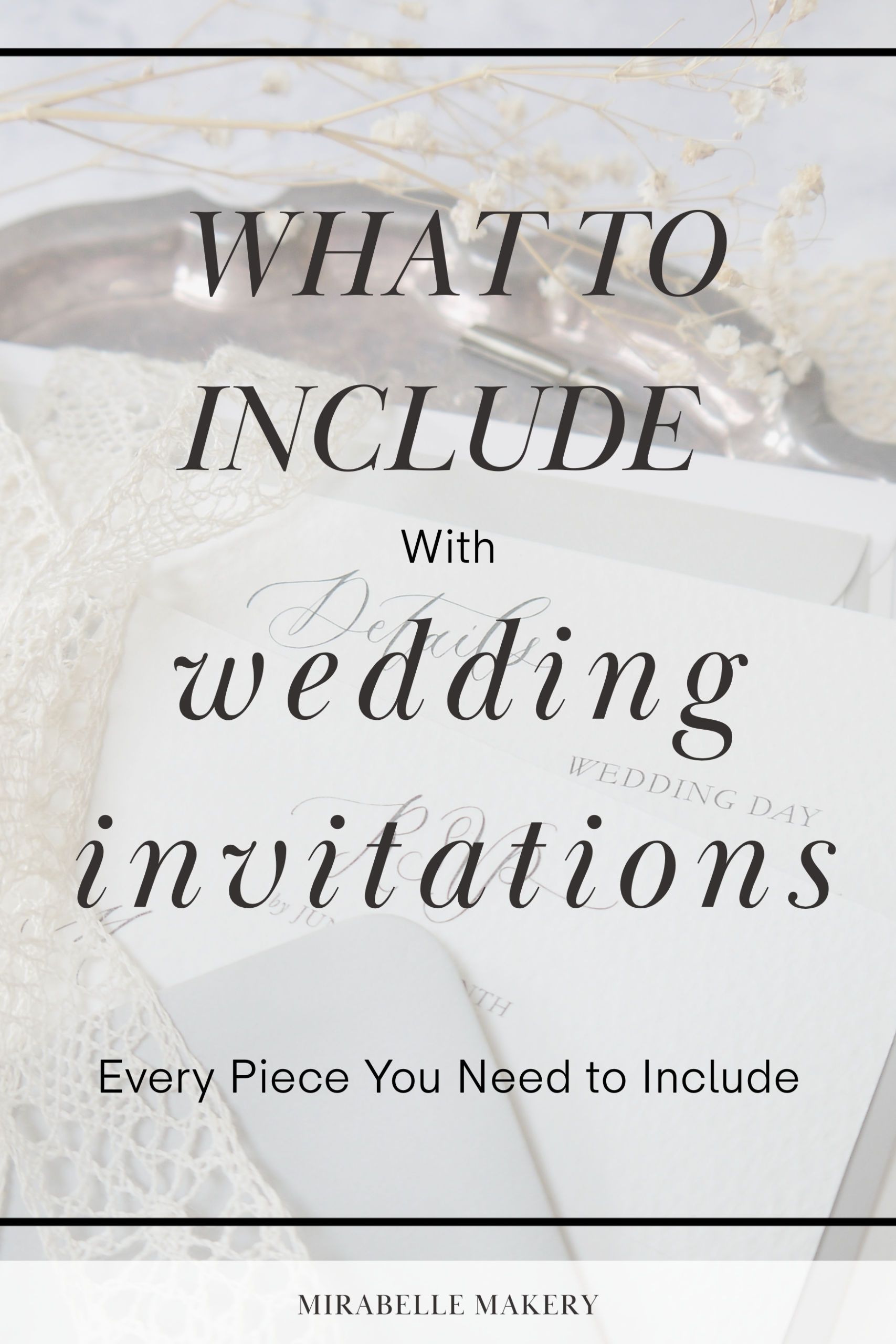 How to Create the Perfect Wedding Invitation Suite