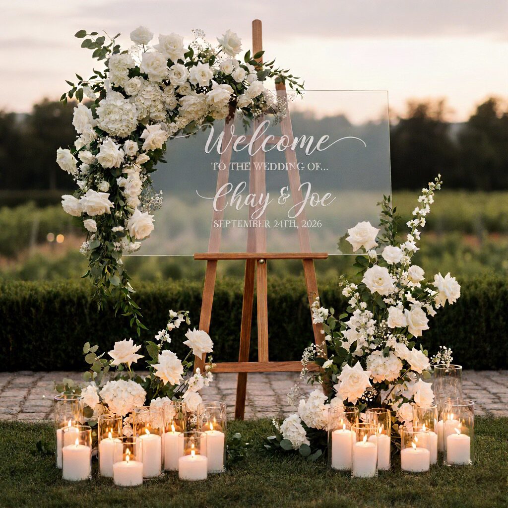 Beautiful Personalized Wedding Signage ✨