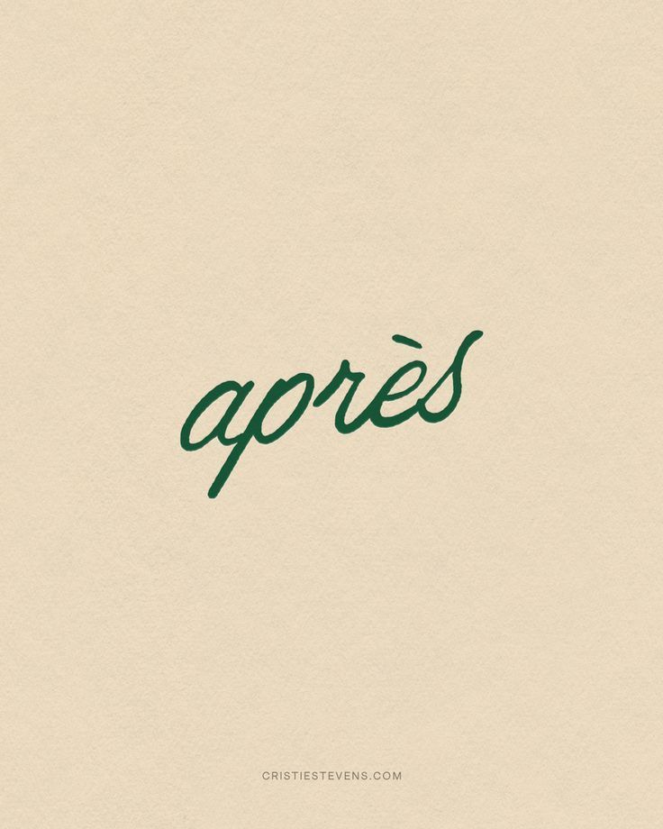 Vintage Aprés Script Logo | Design logo, logo design, Branding design logo
