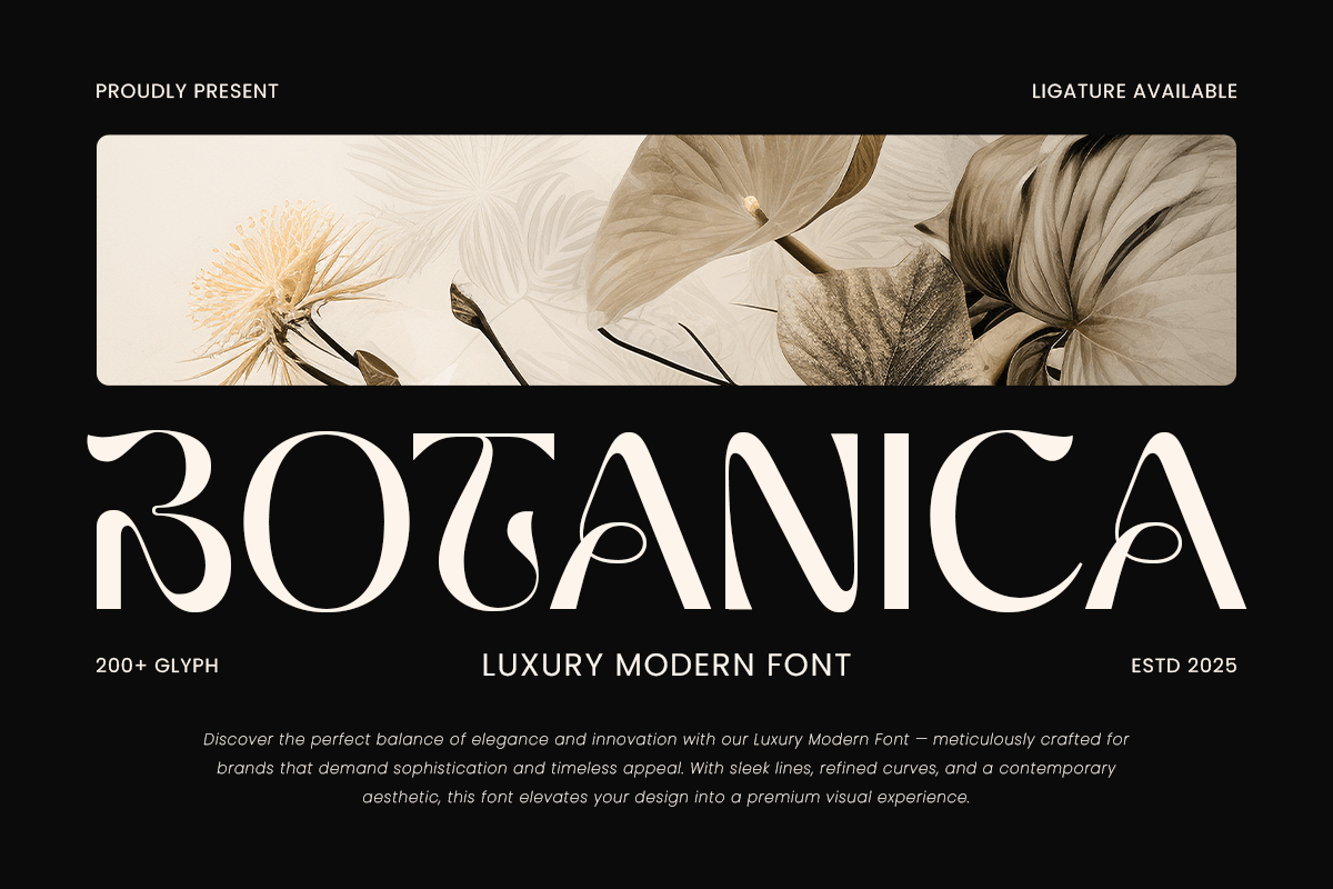 Botanica — Luxury Modern Font