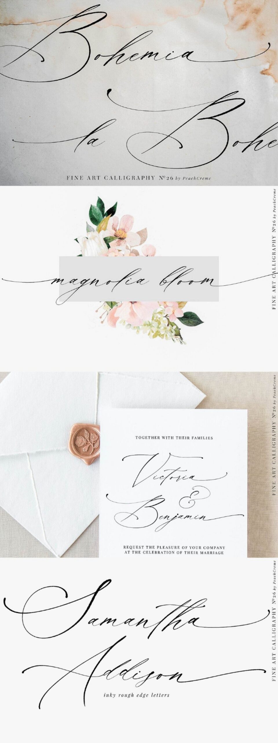 La Bohemia // Fine Art Calligraphy