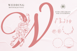 Wedding Monogram Font by colllabstudio · Creative Fabrica