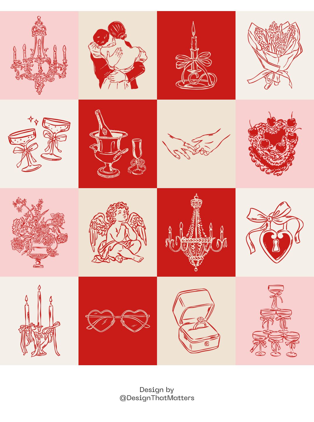 Love and wedding illustrations | Valentine’s Day | Artwork