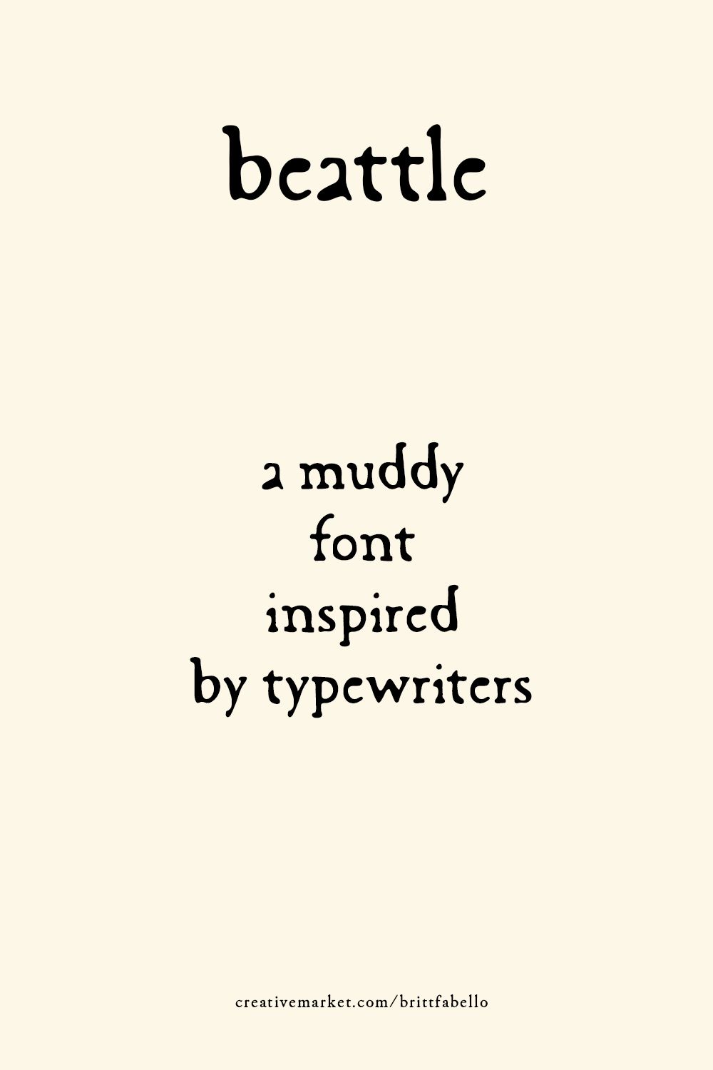 Beattle Font
