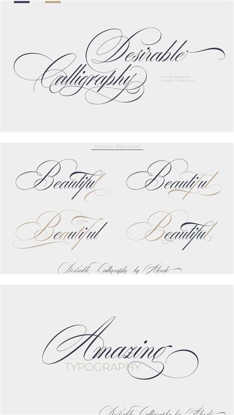 Desirable Calligraphy In 2020 | Tattoo Writing Fonts