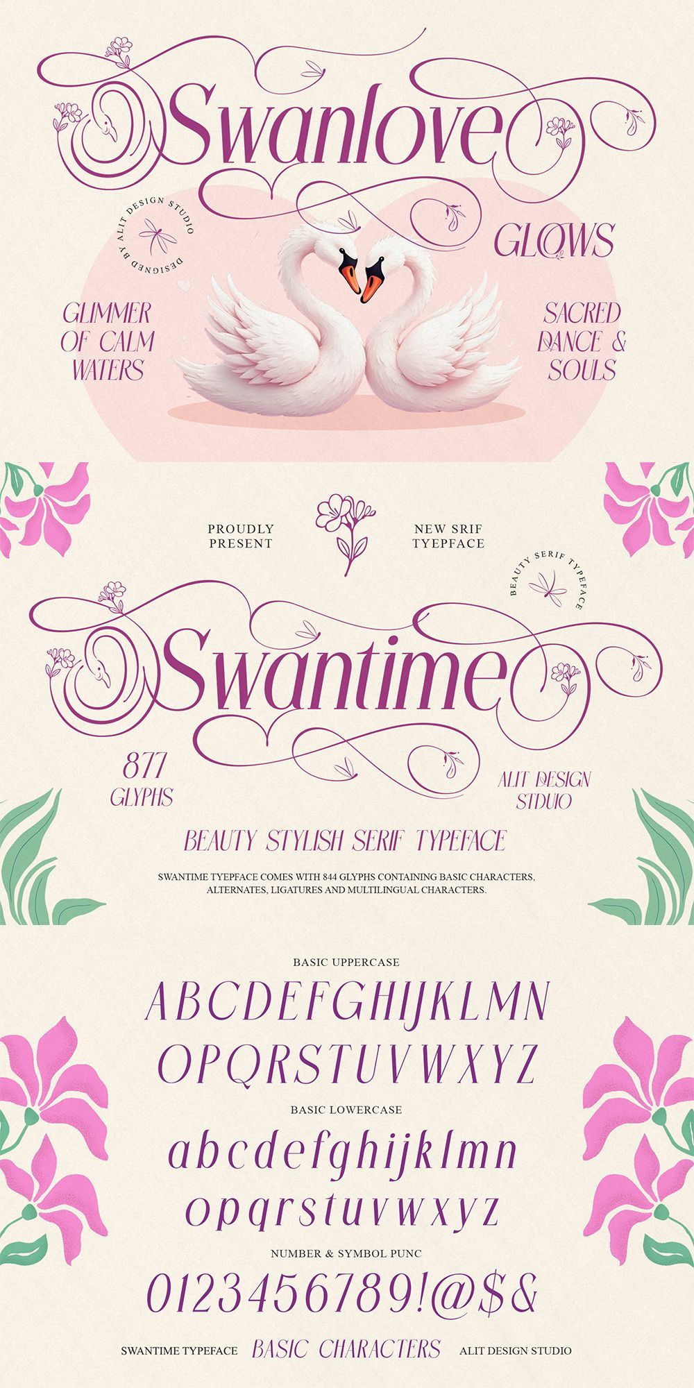 ✨ FREE Swantime Typeface by Alit Design 🎨