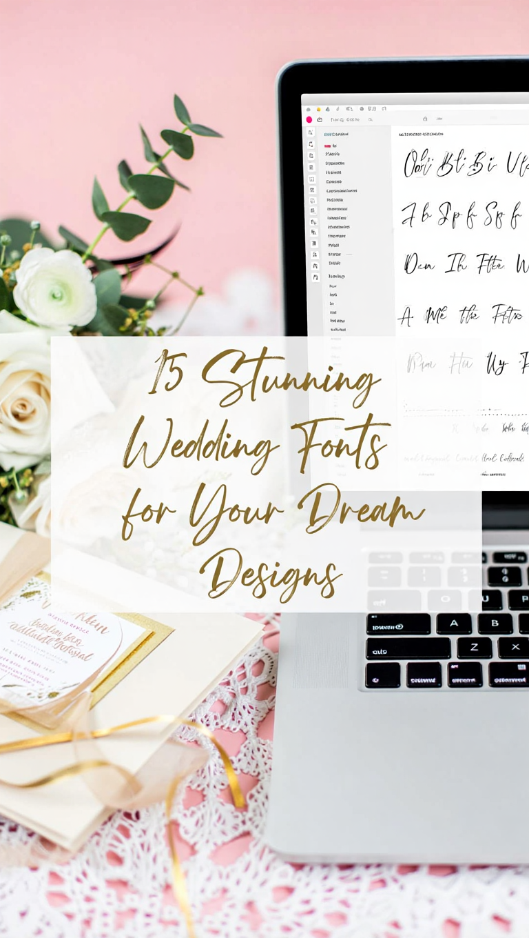 15 Stunning Wedding Fonts for Your Dream Design Projects