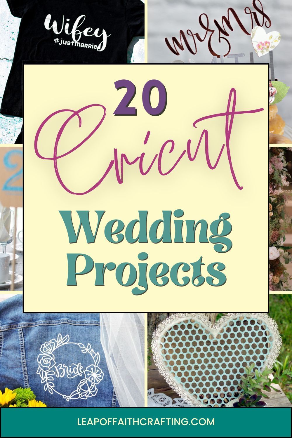 Cricut Wedding Projects for 2024