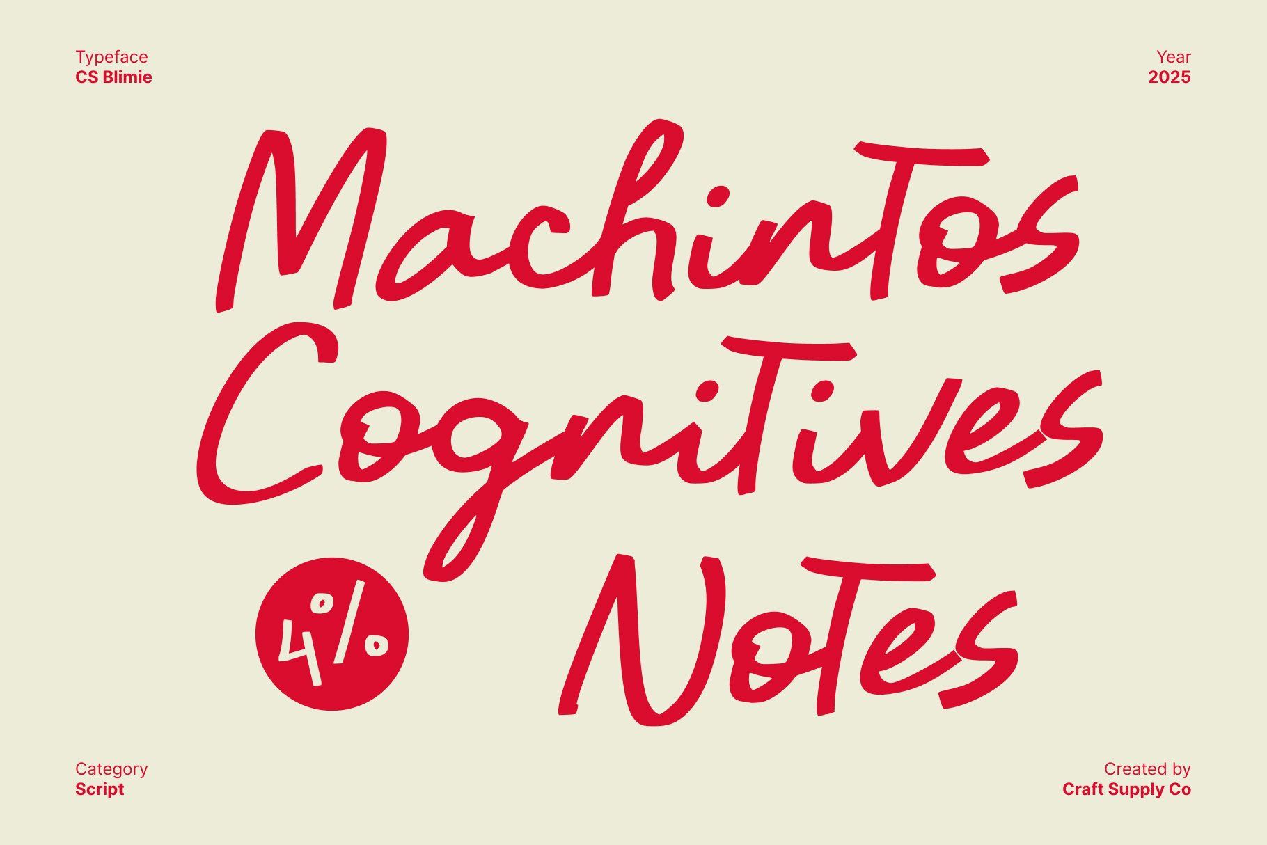 Cs Blimie – Handwritten Script Font by Craft Supply Co | Creative Market