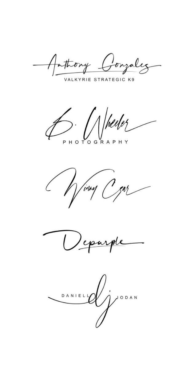 Elegant Script Logo: Minimalist Design