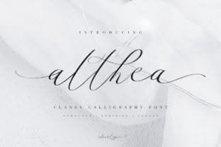 Althea Script Font by Chocotype · Creative Fabrica