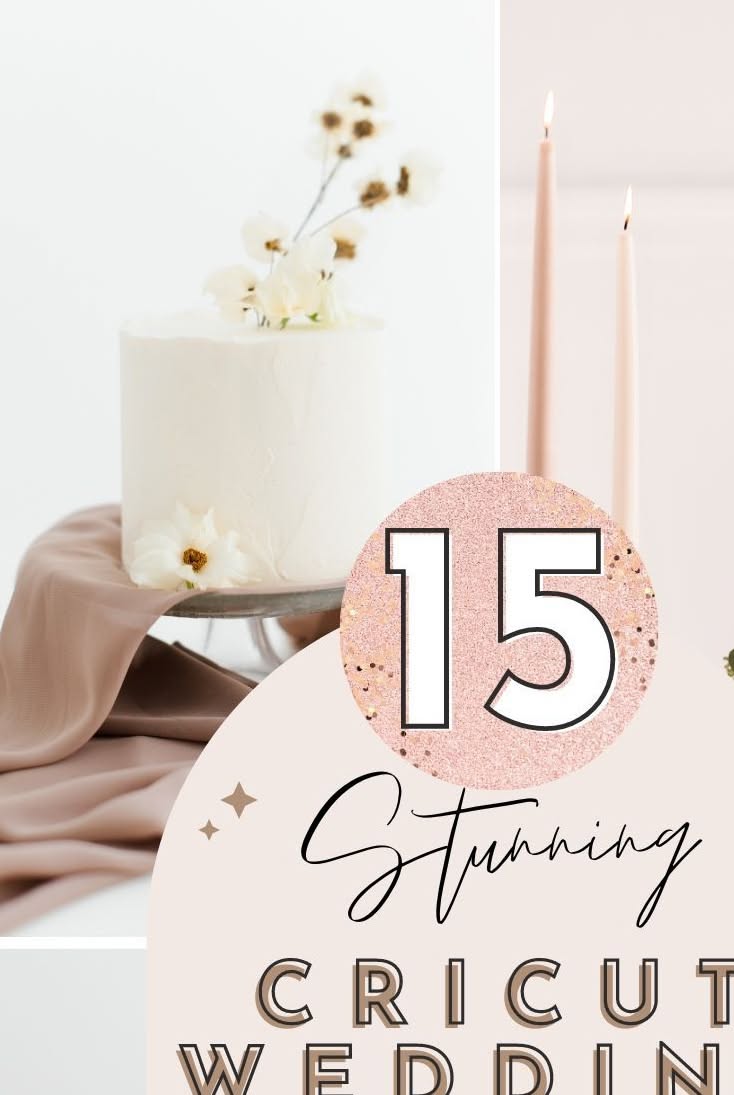 15 Insanely Gorgeous Cricut Wedding Ideas We Love the Most
