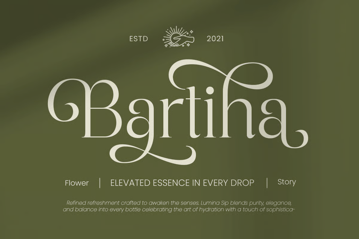 Lavisha  — Modern Classy Lavish Serif Font – Sensatype Studio