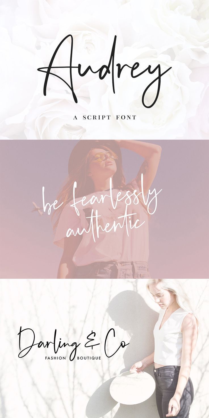 Audrey — A Script Font